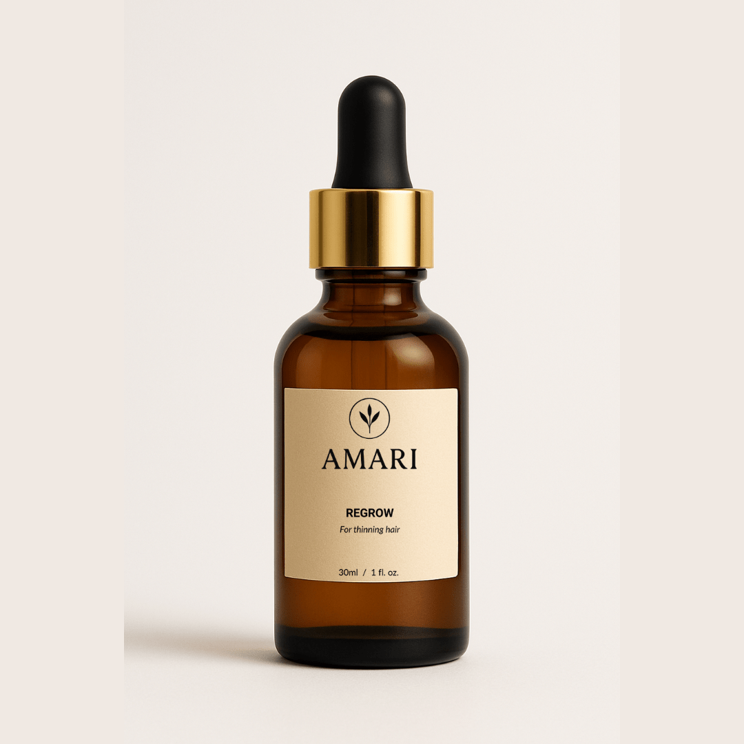 Regrow Hair Elixir – Hair Growth Oil for Thinning Hair & Bald Spots - Amari