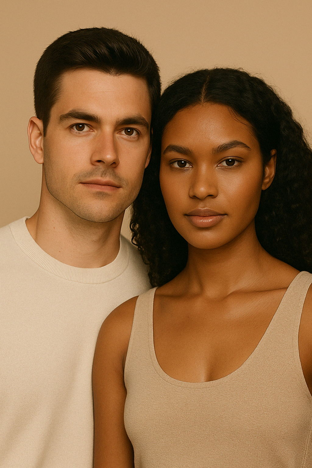 man and woman unisex hair oil