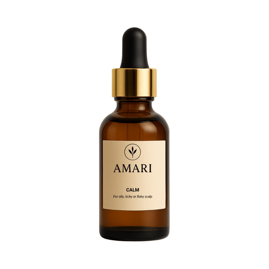 Postpartum Hair Oil Set – Breastfeeding Safe Regrow & Calm Elixirs (2 - Pack of 50ml) - Amari